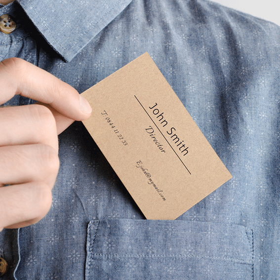 Kraft Business Cards