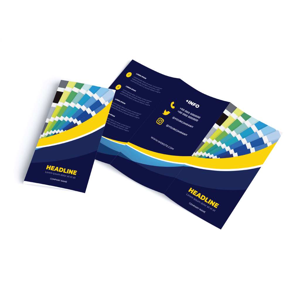 A3 Trifold Leaflet