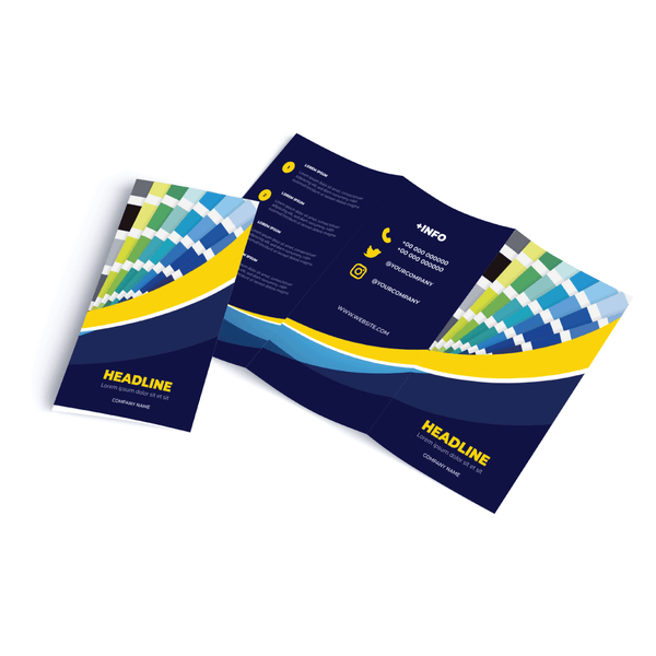 A3 Trifold Leaflet